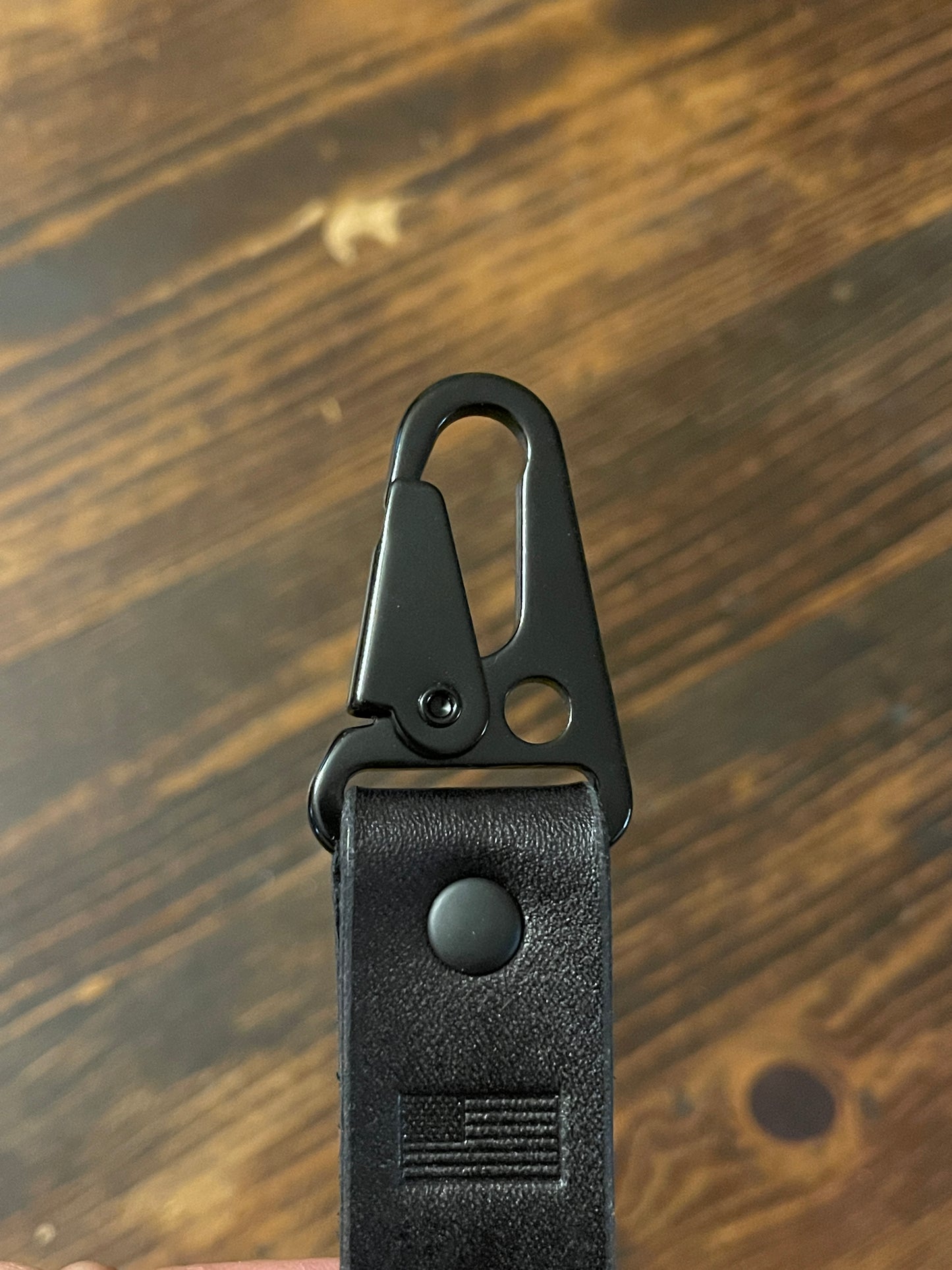 The ‘Raven’ Keychain in Black on Black