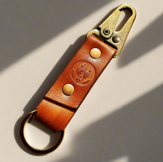 The ‘Horselord’ Keychain: English Bridle & Antique Brass