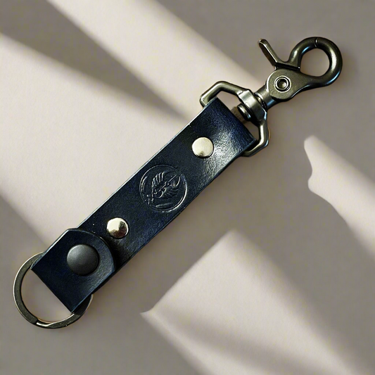 KC2 Keychain in Royal Blue & Gunmetal