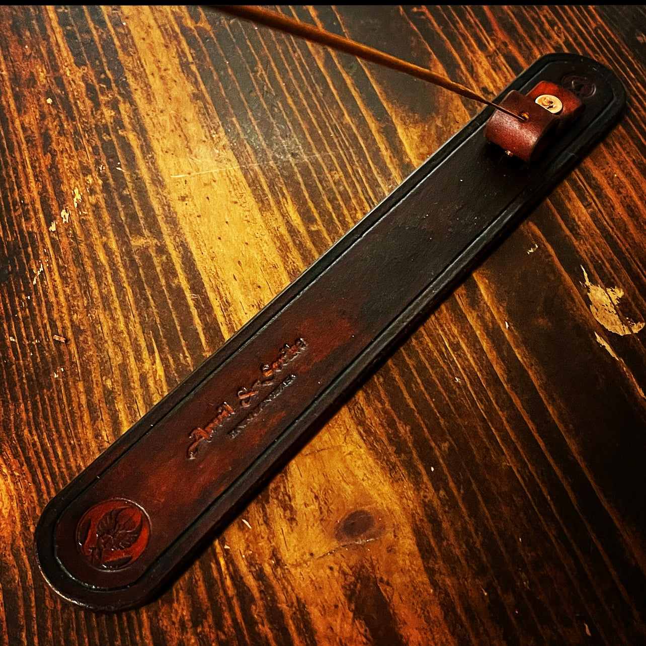 Leather Incense Holder