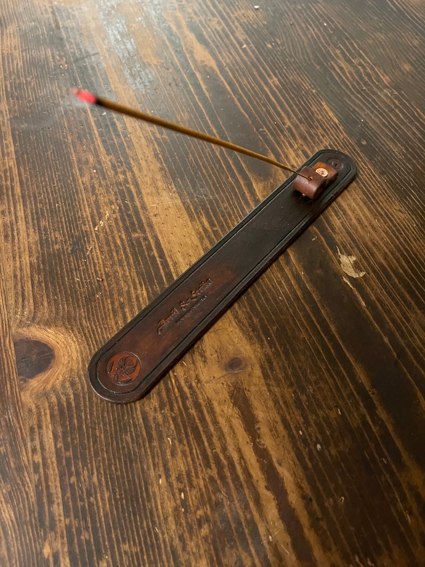 Leather Incense Holder