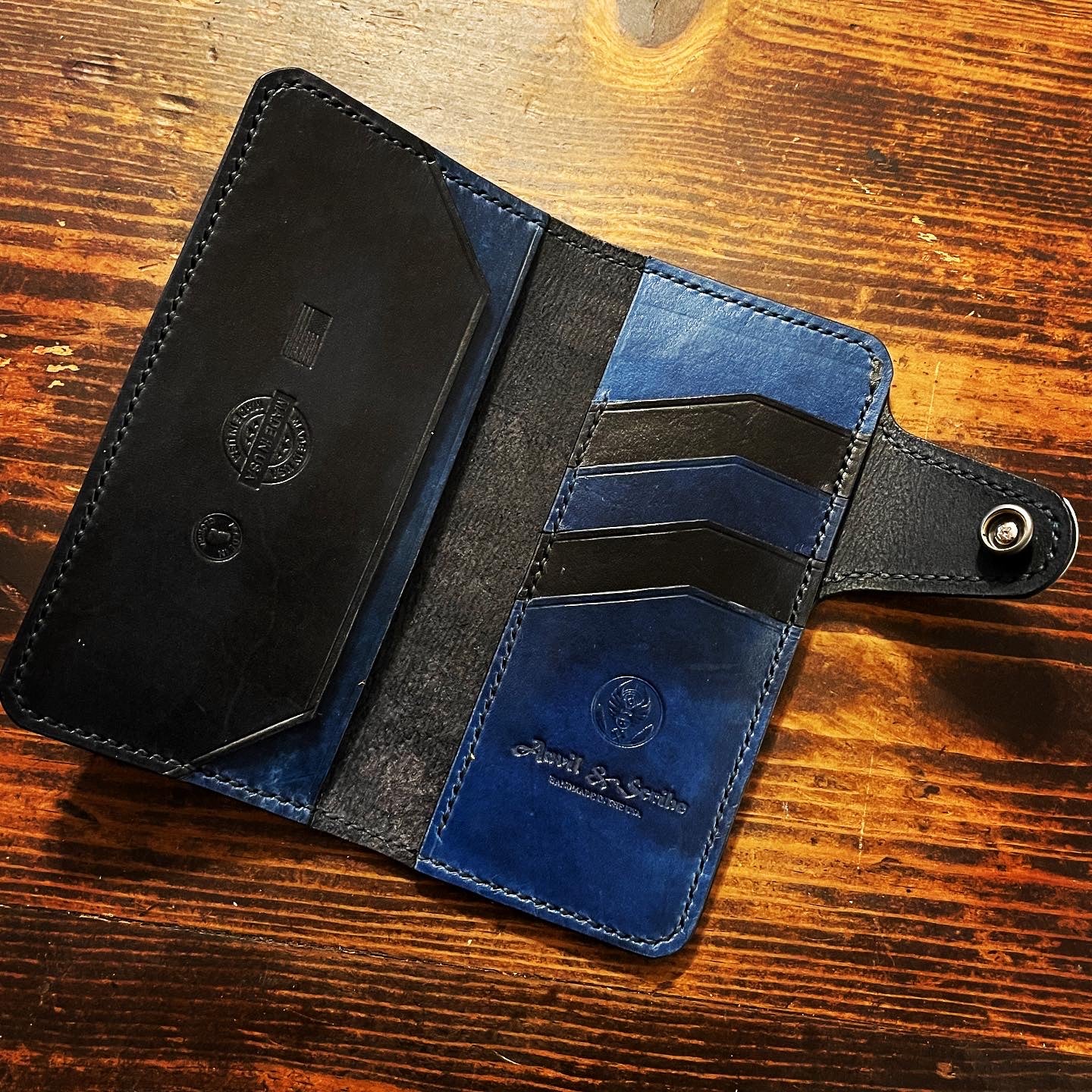 A&S Back the Blue Long Wallet